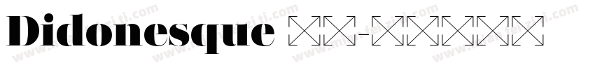 Didonesque 下载字体转换